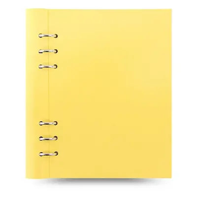 Filofax Clipbook Pastel kroužkový poznámkový blok A5 - pastelově žlutá