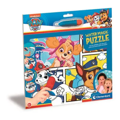 Puzzle s malováním vodou Water Magic - Tlapková patrola, 30 dílků