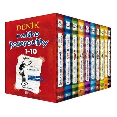 Deník malého poseroutky BOX 1-10 - Jeff Kinney