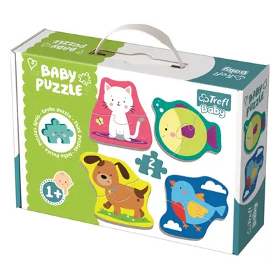 Baby puzzle Zvířata 4 x 2 dílky