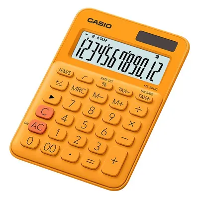 Kalkulačka Casio MS 20 UC RG - oranžová