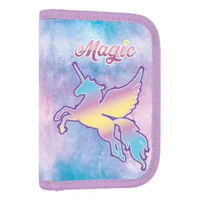 Penál 1patrový 2 klopy prázdný OXY - Unicorn Magic