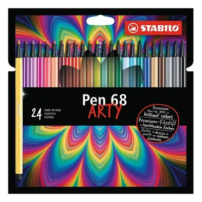 STABILO Pen 68 Fixy ARTY - sada 24 barev