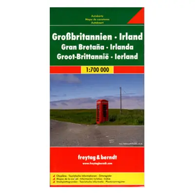 Velká Británie, Irsko - mapa Freytag - 1:700 000