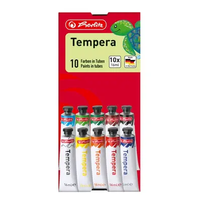 Herlitz Tempery 10 barev - tuba 16 ml