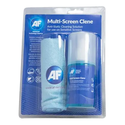 AF Multi-screen Cleen - Antistatický čistič obrazovek (CRT, LED, LCD) 200ml, včetně utěrky