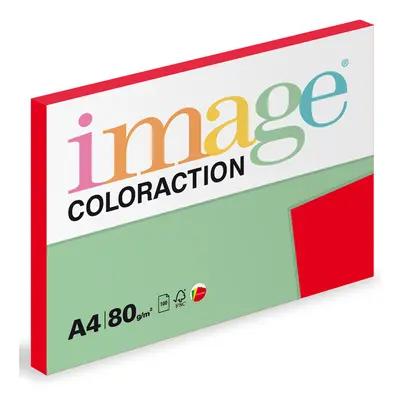 Coloraction A4 80 g 100 ks - Chile/jahodově červená