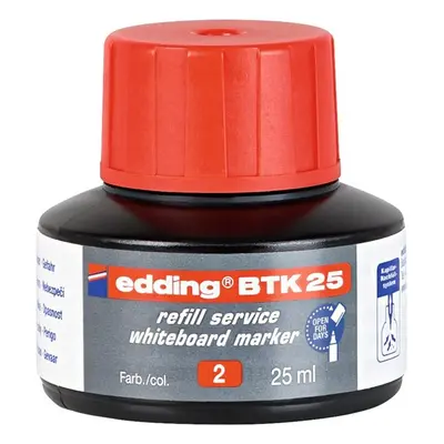 Edding BTK 25 Náhradní náplň pro tabulový popisovač - červená