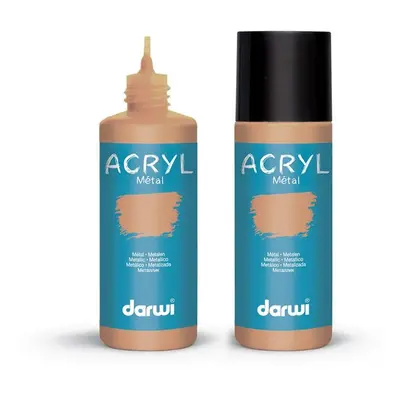 Akrylová barva DARWI ACRYL OPAK 80 ml, metalická bronzová