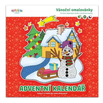 Adventní kalendář - Vánoční omalovánky