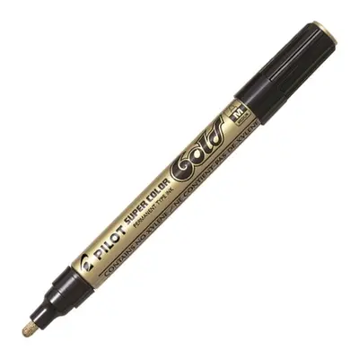 Pilot Super Color Lakový permanentní popisovač 2 mm - zlatý