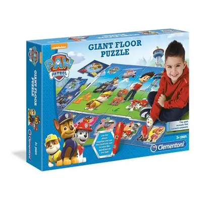 Clementoni Paw Patrol - Velké podlahové puzzle s interaktivním perem