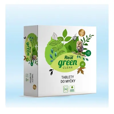 Real green clean - tablety do myčky - 40 ks