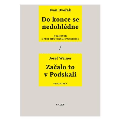 Do konce se nedohlédne - Rozhovor s pěti židovskými pamětníky / Začalo to v Podskalí - Vzpomínka