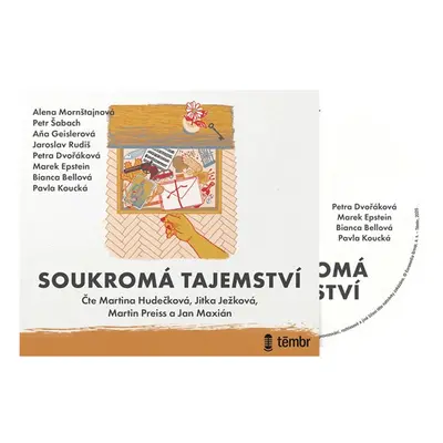 Soukromá tajemství - audioknihovna - Rudiš Jaroslav, Epstein Marek, Šabach Petr, Bellová Bianca,