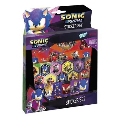 Dárkový box se samolepkami - Sonic