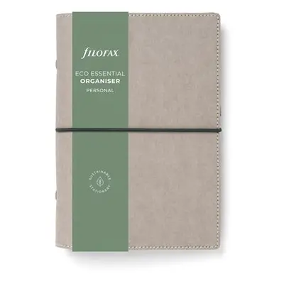 Kroužkový diář 2024 Filofax Eco Essentials osobní - ash grey