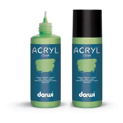 Akrylová barva DARWI ACRYL OPAK 80 ml, světle zelená