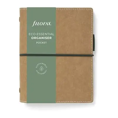 Kroužkový diář 2024 Filofax Eco Essentials kapesní - golden oak