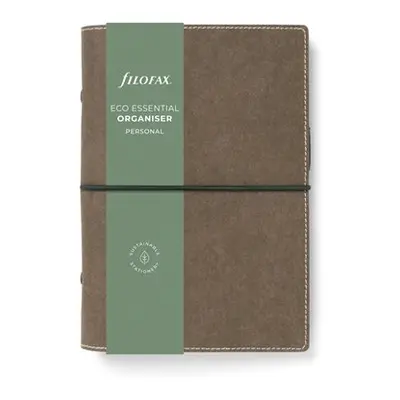 Kroužkový diář 2024 Filofax Eco Essentials osobní - dark walnut