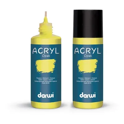 Akrylová barva DARWI ACRYL OPAK 80 ml, tmavě žlutá