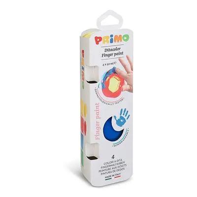 Primo Prstové barvy 4 × 40 ml v blistru