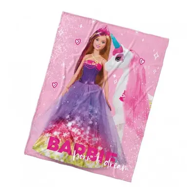 Dětská deka BARBIE A KOUZELNÝ JEDNOROŽEC