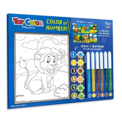 Dárková sada Toy Color - Malování podle čísel