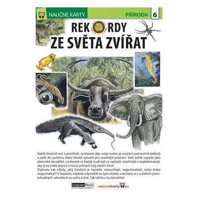 Rekordy ze světa zvířat - Naučné karty - neuveden