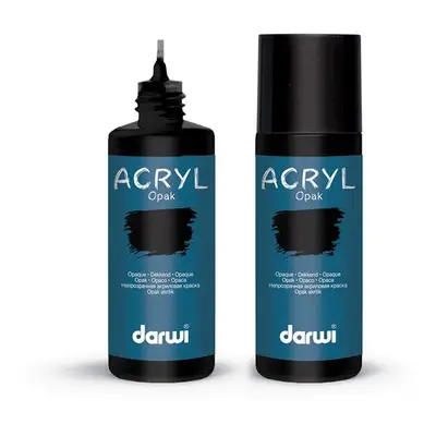 Akrylová barva DARWI ACRYL OPAK 80 ml, černá