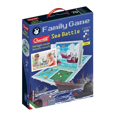 Quercetti Family Game Sea Battle – strategická hra Lodě (námořní bitva)