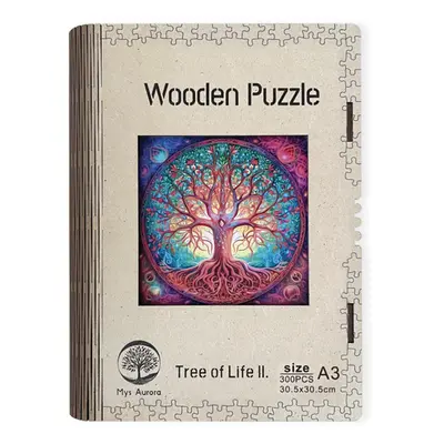 Dřevěné puzzle WOODEN strom života II. - 300 dílků