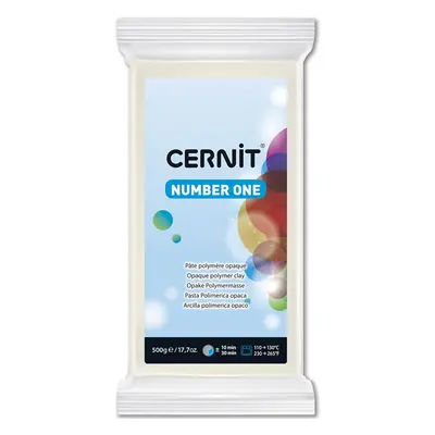 CERNIT Modelovací hmota 500 g - bílá krycí