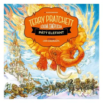 Pátý elefant - Úžasná zeměplocha - CDmp3 (Čte Jan Zadražil) - Pratchett Terry