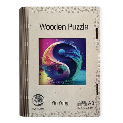 Dřevěné puzzle WOODEN Jin Jang - 300 dílků