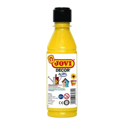 Akrylová barva DECOR AKRYL 250 ml - žlutá