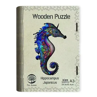 Dřevěné puzzle WOODEN mořský koník - 300 dílků