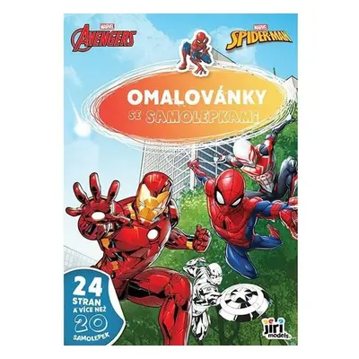 Marvel - Omalovánky A4 se samolepkami - neuveden