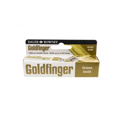 Umělecká metalická pasta Daler-Rowney Goldfinger, 22 ml - zelenozlatá