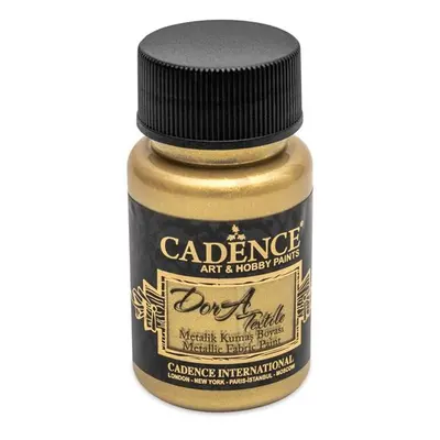 Barva na textil Cadence DORA, 50 ml - bílé zlato (white gold)