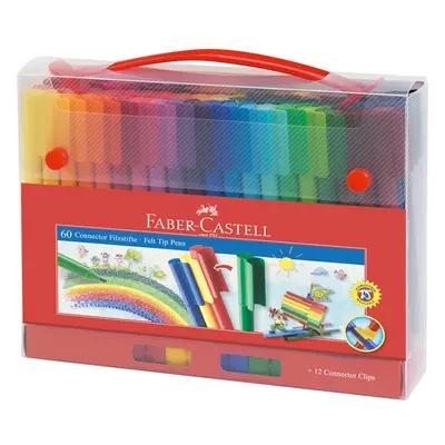 Fixy Faber-Castell - Connector v dárkovém balení, 60 ks