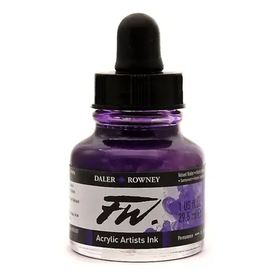 Umělecká akrylová tuš Daler Rowney 29,5 ml - Velvet Viole