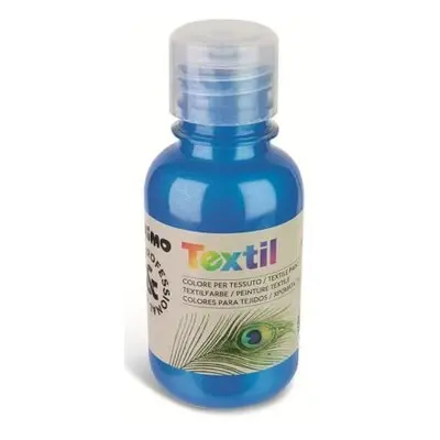 Barva na textil PRIMO, 125 ml - metalická - modrá