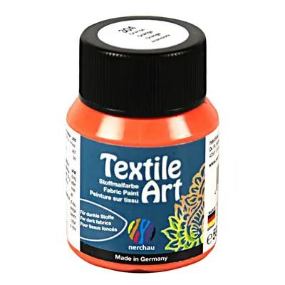 Barva na tmavý textil Nerchau, 59 ml - oranžová