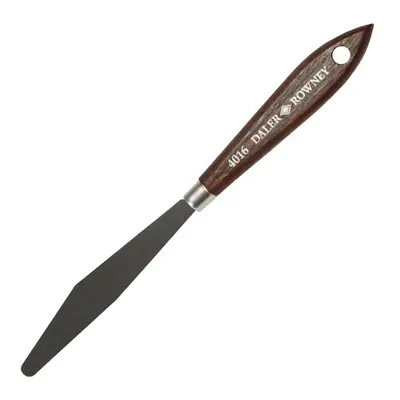 Umělecká nerezová špachtle Daler-Rowney 4016 - paletový nůž zkosený, 11 cm