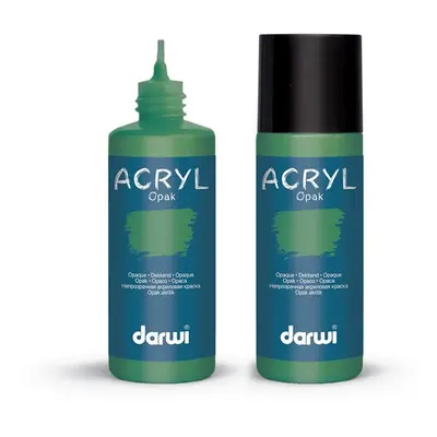 Akrylová barva DARWI ACRYL OPAK 80 ml, borovicová zelená