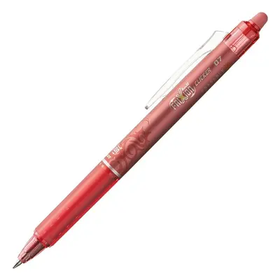 Pilot FriXion Clicker 07 Roller 0,7 mm - korálově růžový