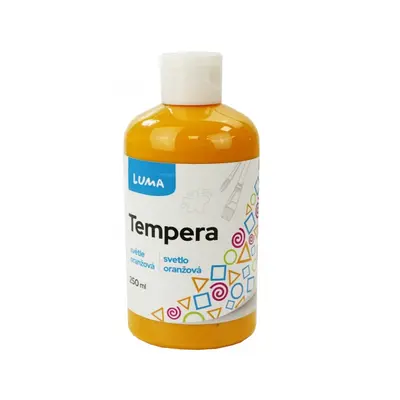 Temperová barva LUMA, 250 ml - světle oranžová