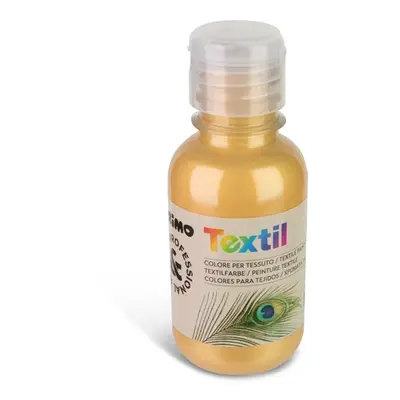 Barva na textil PRIMO, 125 ml - metalická - zlatá