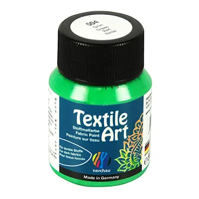 Barva na tmavý textil Nerchau, 59 ml - zelená